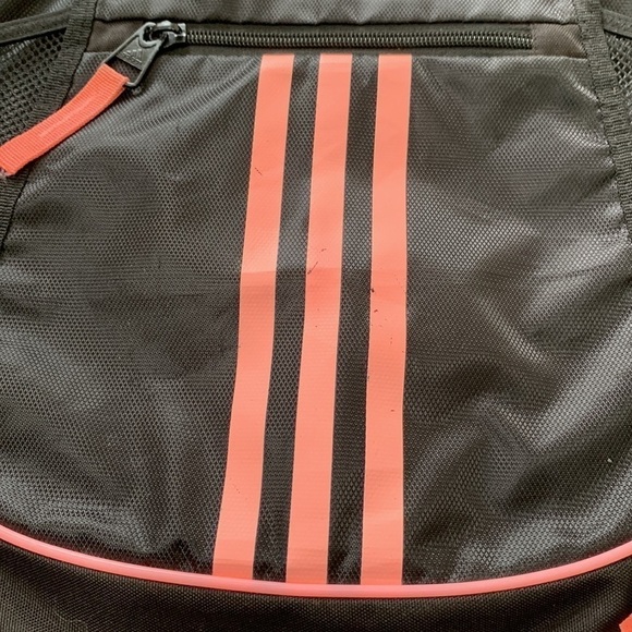 adidas Unisex Alliance 2 Drawstring Gymsack, Black/Coral - Backpack - Picture 3 of 6